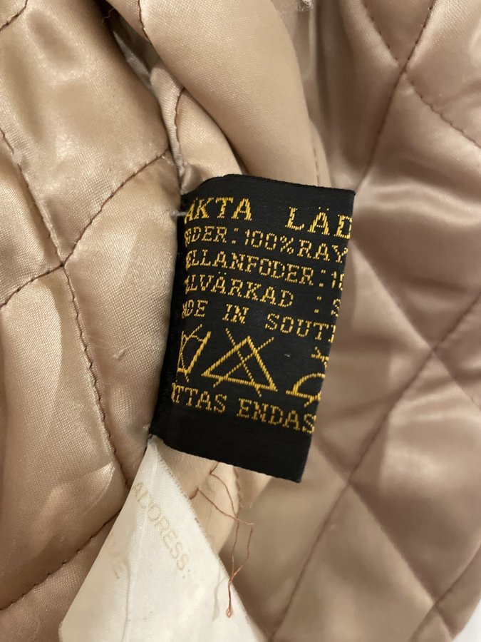 Vintage skinnjacka