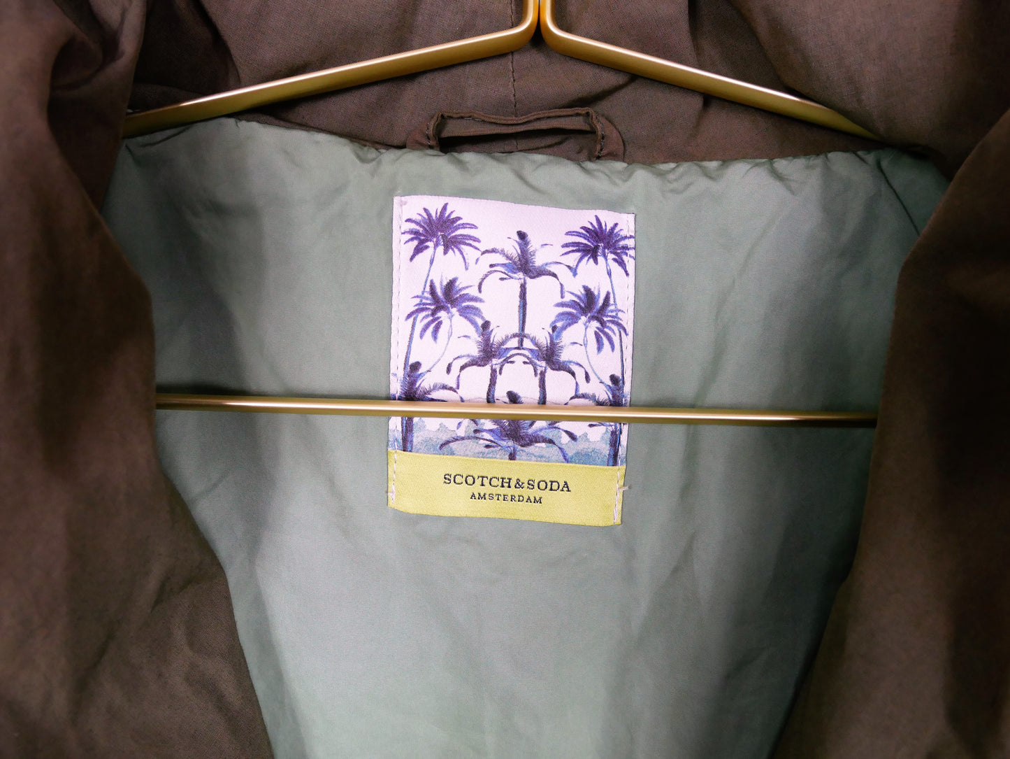 Militärgrön täckjacka, SCOTCH & SODA