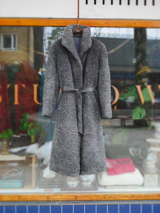 Fårskinnskappa, vintage. (Made in Sweden)