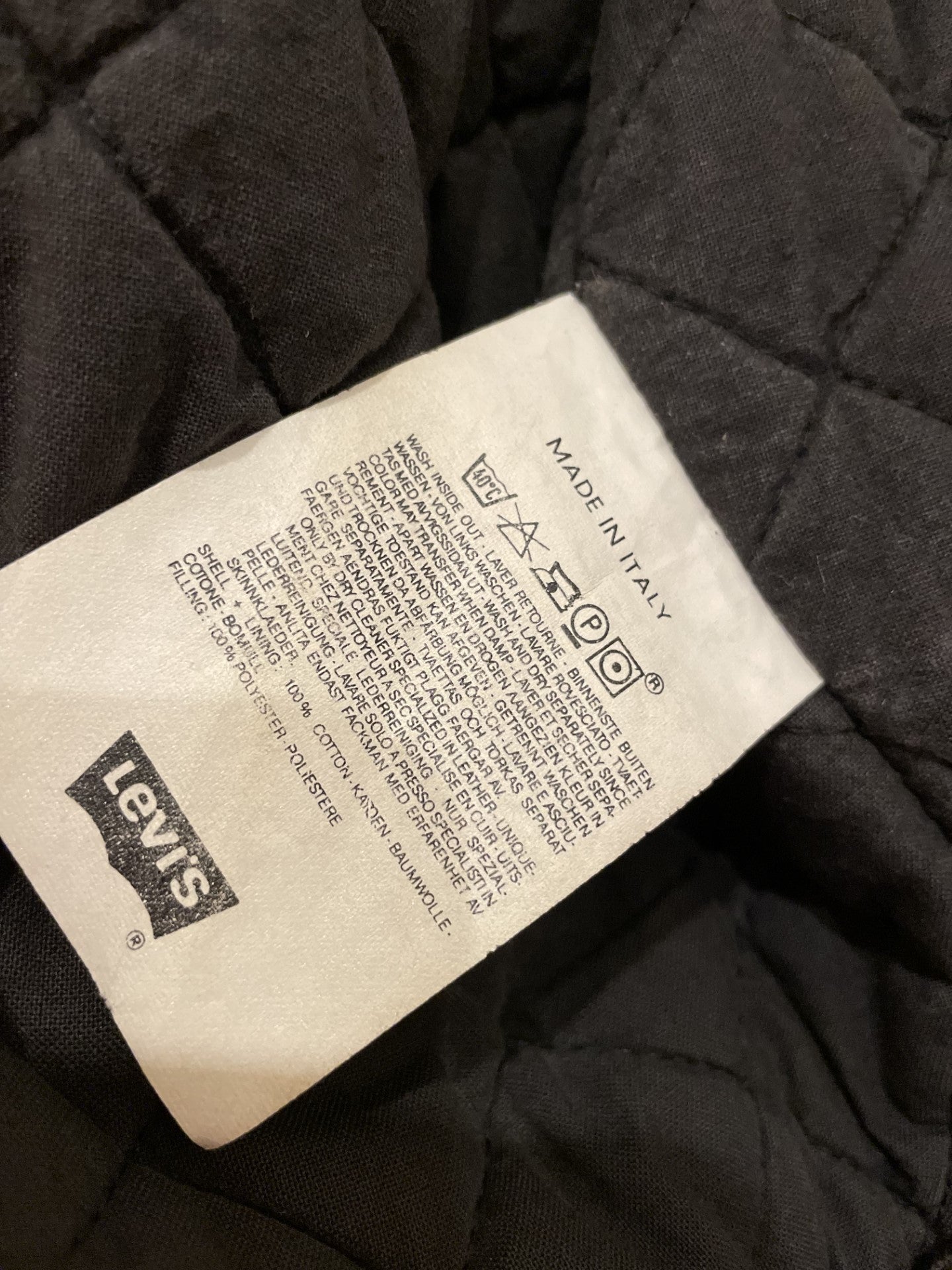 Levis Manchesterjacka, Made in Italy