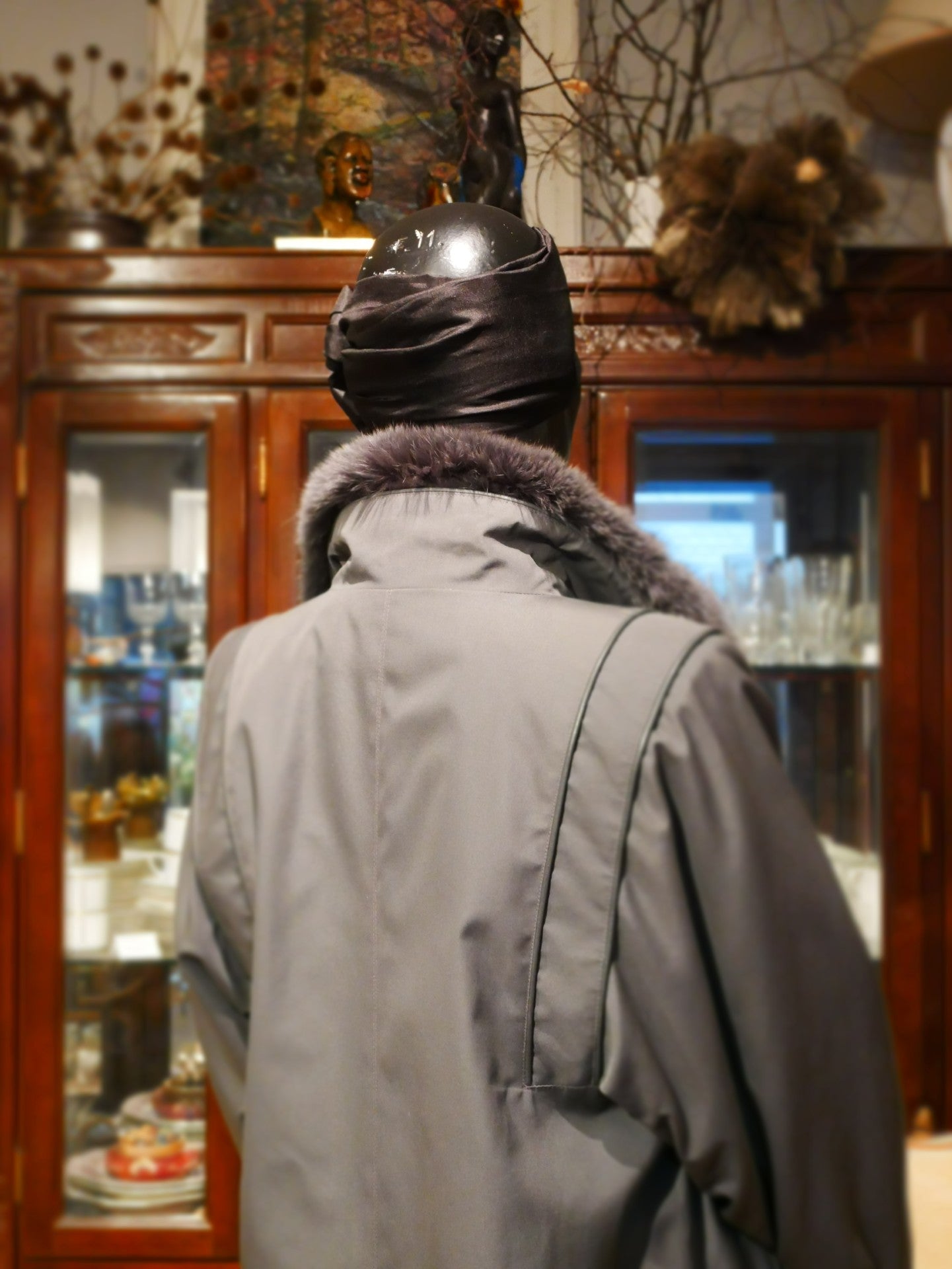 Vintage pälskappa
